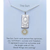 Necklace Tarot Sun Sterling Silver (carded)