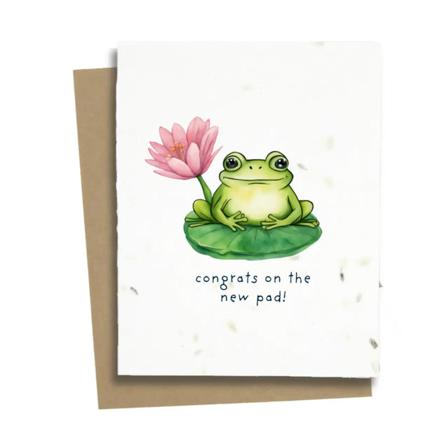 Plantable Greeting Card: New Pad