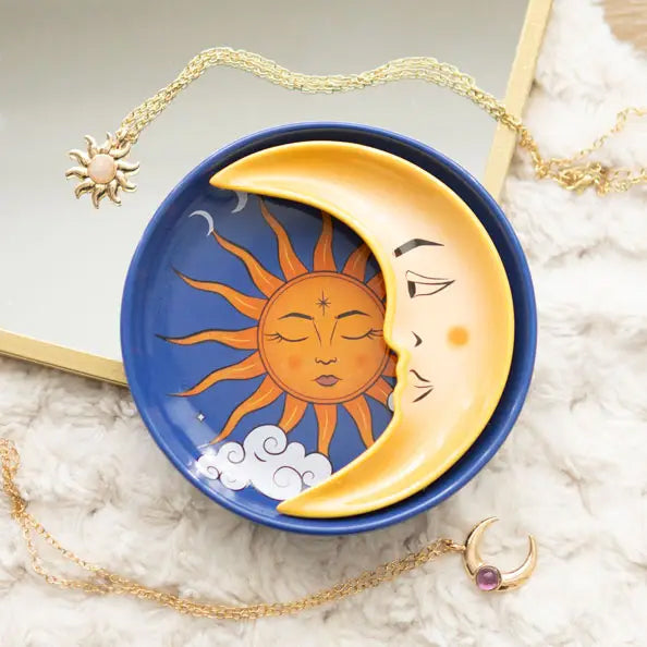 Sun & Moon Nesting Trinket Dish, set of 2