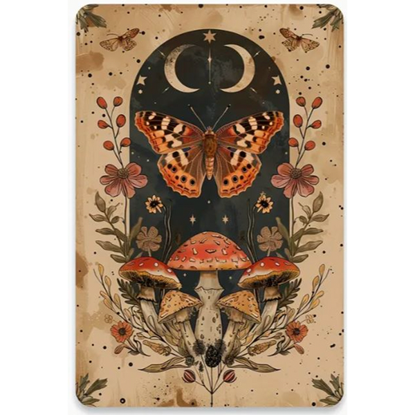 Metal Sign: Moon Moth