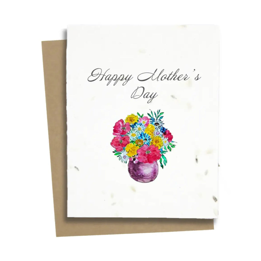 Plantable Greeting Card: Mother's Day Bouquet