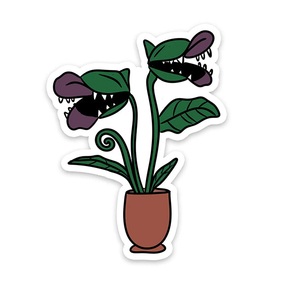 Vinyl Sticker: Venus Fly trap