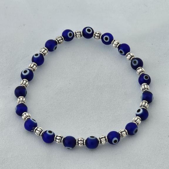 Bracelet 6mm evil eye