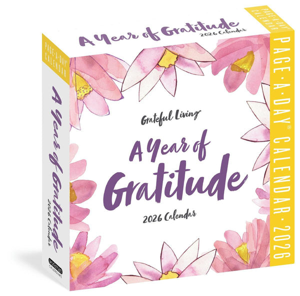 Year of Gratitude Page - A - Day Calendar 2026