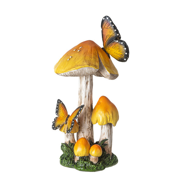 Mushrooms W/Butterflies