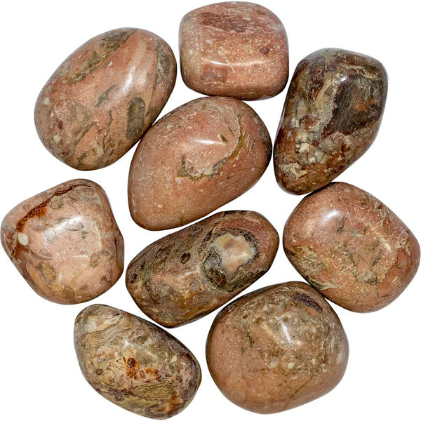 Pink Porcelain Jasper Tumbled (1 stone)