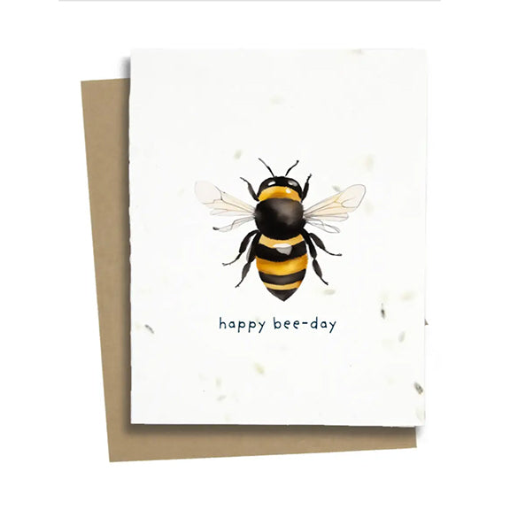 Plantable Greeting Card: Bee