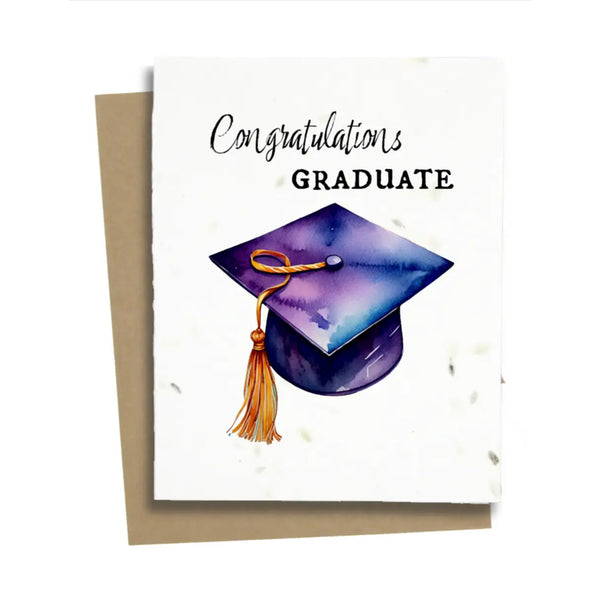 Plantable Greeting Card: Congratulations Graduate