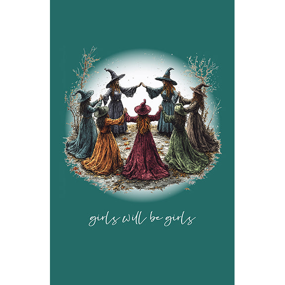 Greeting Card girls will be girls