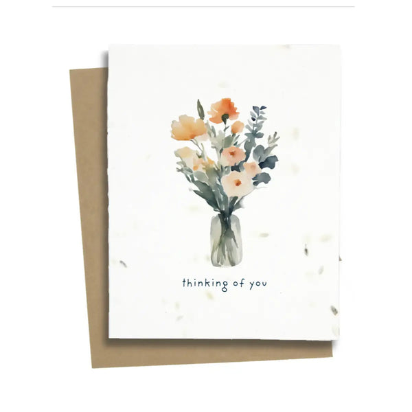 Plantable Greeting Card: Thinking of You