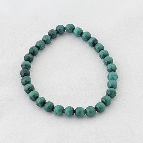Bracelet 6mm malachite