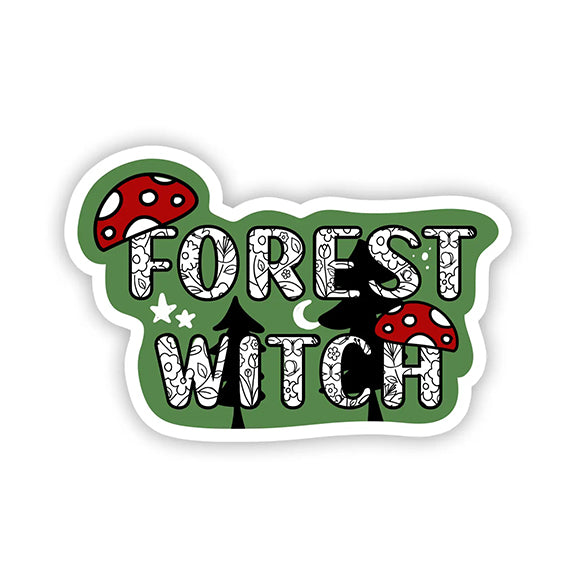 Vinyl Sticker: Forest Witch