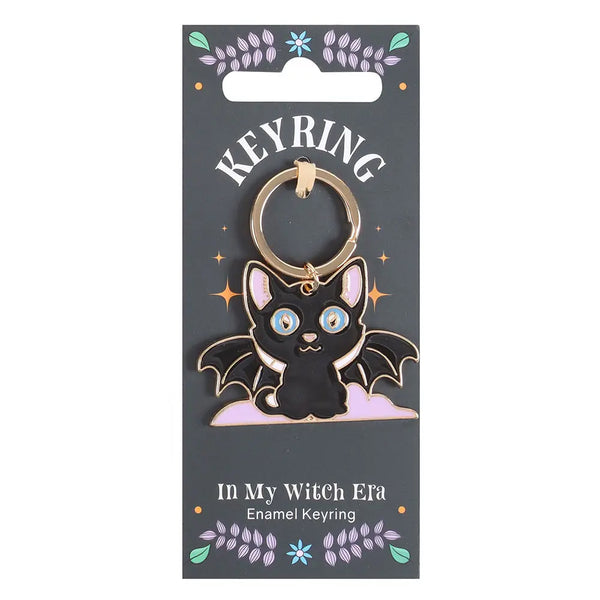 Keyring In My Witch Era Gothic Bat Cat