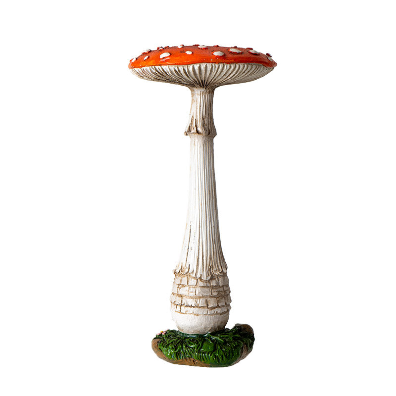 Toadstool Mushroom Figurine Red