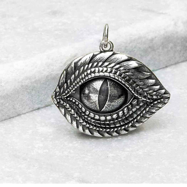 Pendant dragon eye sterling silver