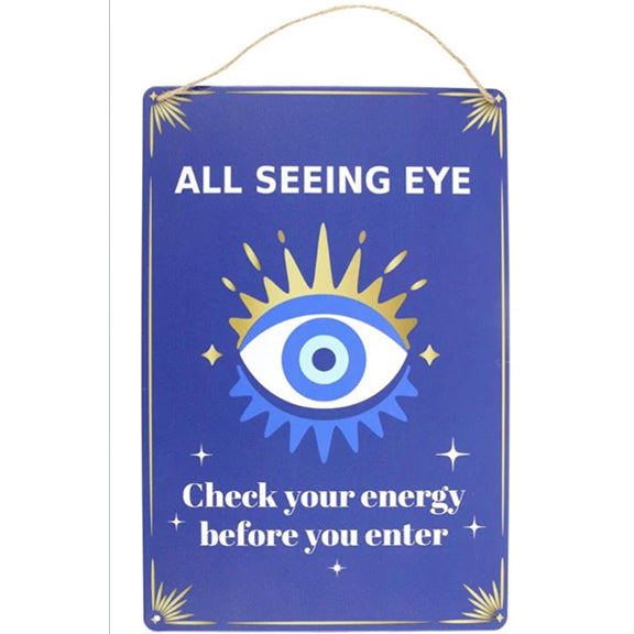 Metal Sign: Evil Eye