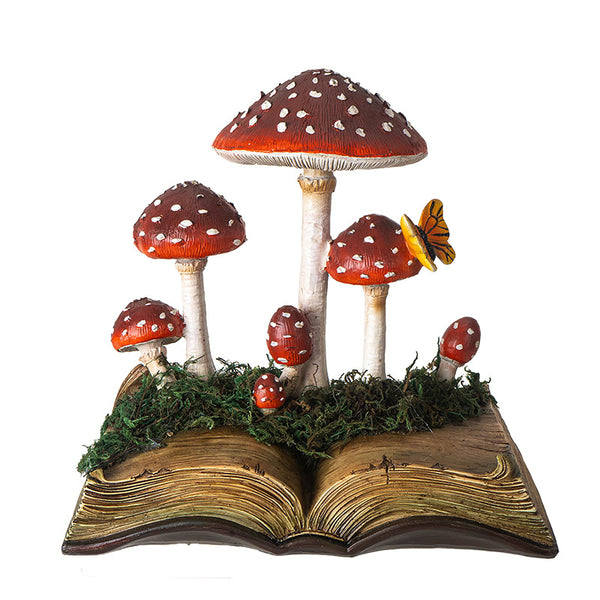 Mushrooms on Book