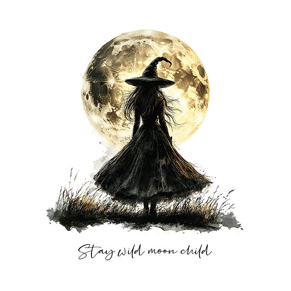 Greeting Card Stay Wild Moon Child