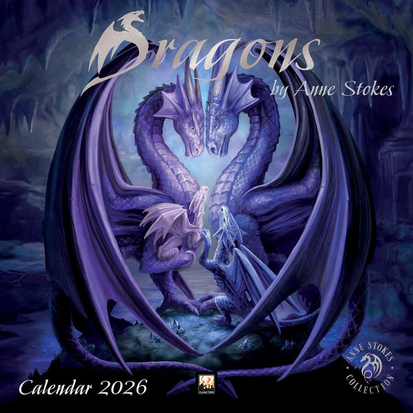 Wall Calendar 2026 Dragons by Anne Stokes