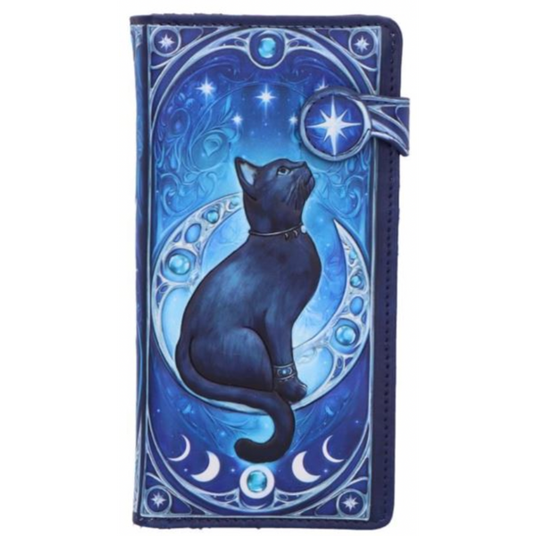 Embossed Wallet: Feline Constellation