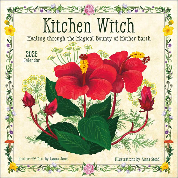 Wall Calendar 2026 Kitchen Witch
