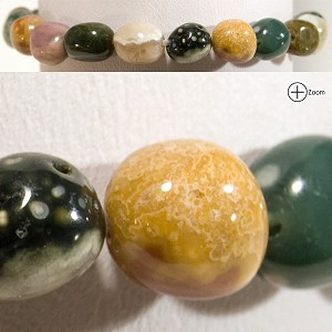 Nugget Bracelet Ocean Jasper