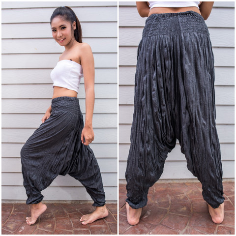 Harem Pant Black One-Size