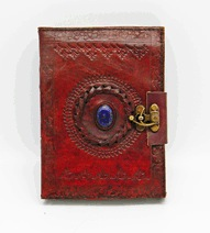 Journal Leather Stone w/Lapis 5x7