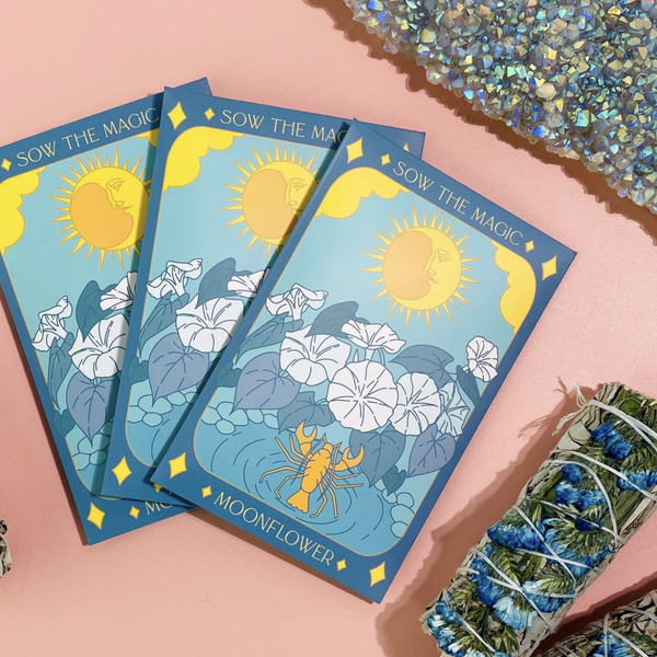 Tarot Garden + Gift Seed Packet: Moonflower