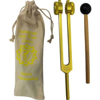 Tuning Fork - Yellow Tuned for the Solar Plexus Chakra