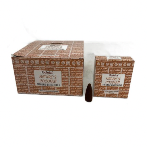 Incense backflow Goloka coconut (10 cones)