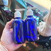 Bottle cobalt blue 120ml with pump (1 bottle)
