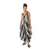 Romper Abstract Tie Dye design - grey & gold