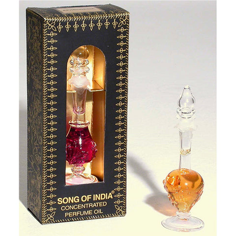 Handblown Glass Bottle - Nag Champa Perfume Oil