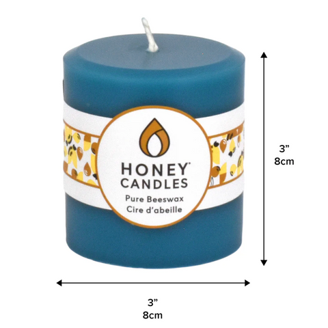 Beeswax Pillar Candle 3x3