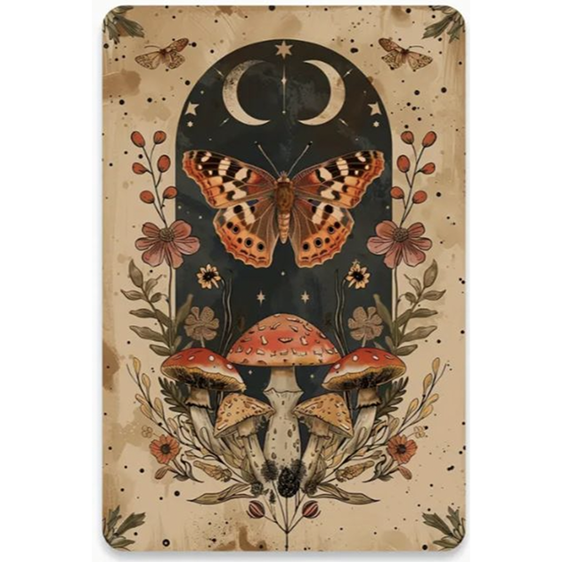 Metal Sign: Moon Moth
