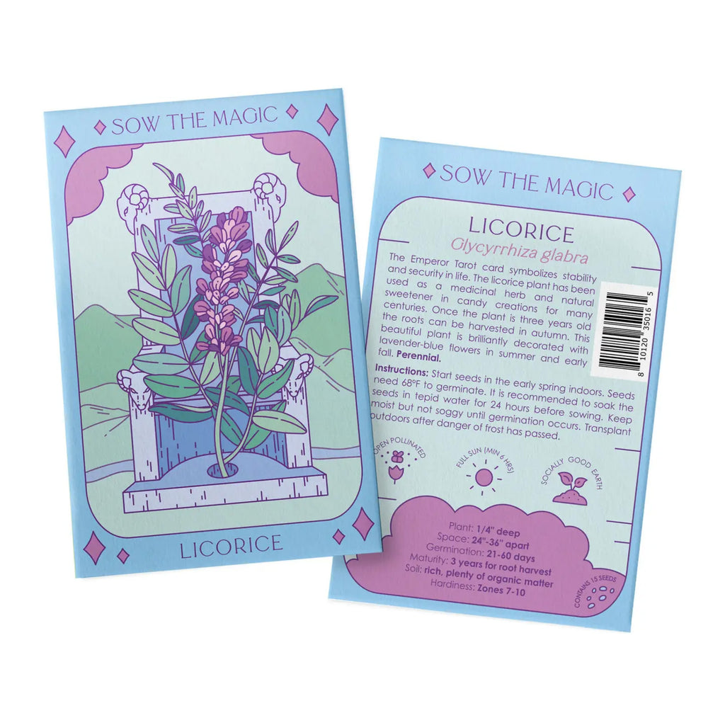 Tarot Garden + Gift Seed Packet: Licorice