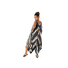 Romper Abstract Tie Dye design - grey & gold