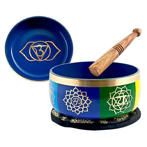 Seven Chakra Singing Bowl 6in