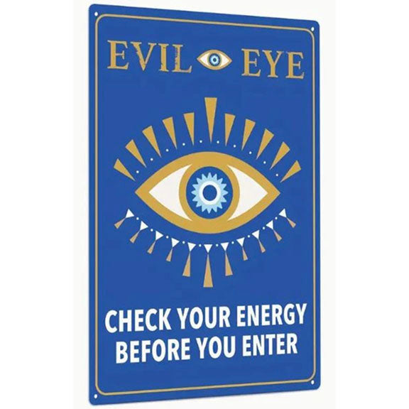 Metal Sign: Evil Eye