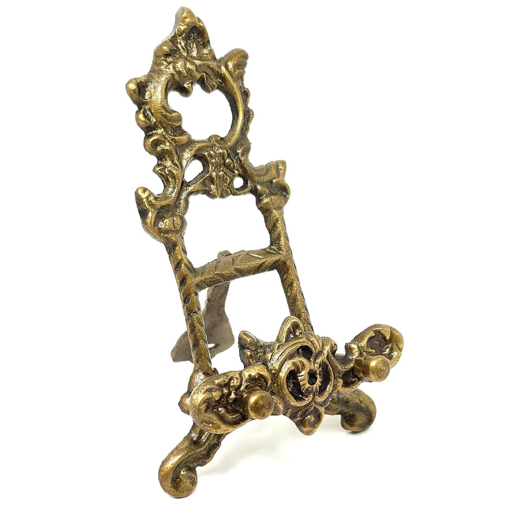 Brass easel stand