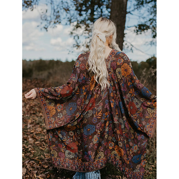 Shawl: Wild Flower - multi colour