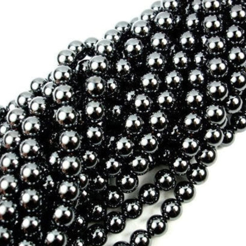 Beads 8mm hematite