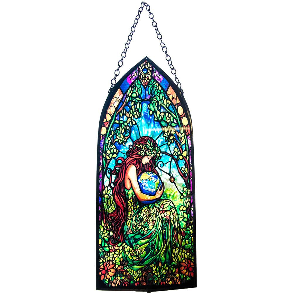 Glas Suncatcher Cathedral - Earth Goddess