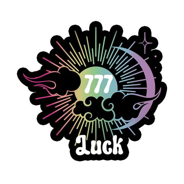 Vinyl Sticker: 777 Angel Number