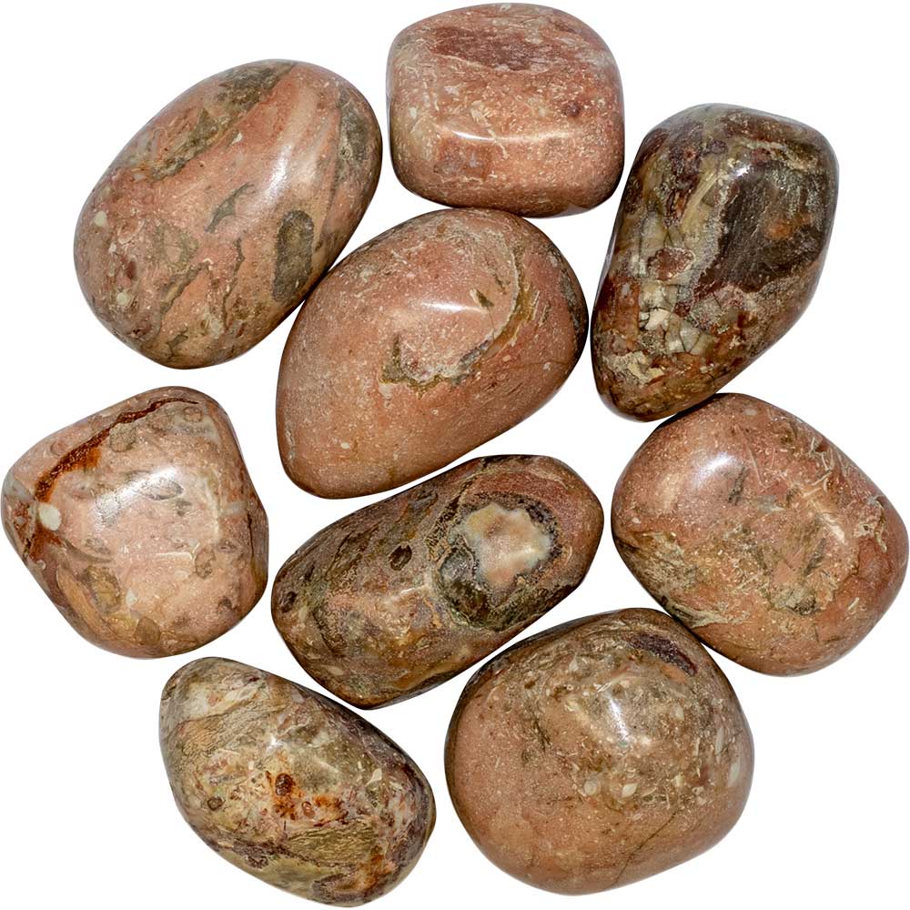 Pink Porcelain Jasper Tumbled (1 stone)