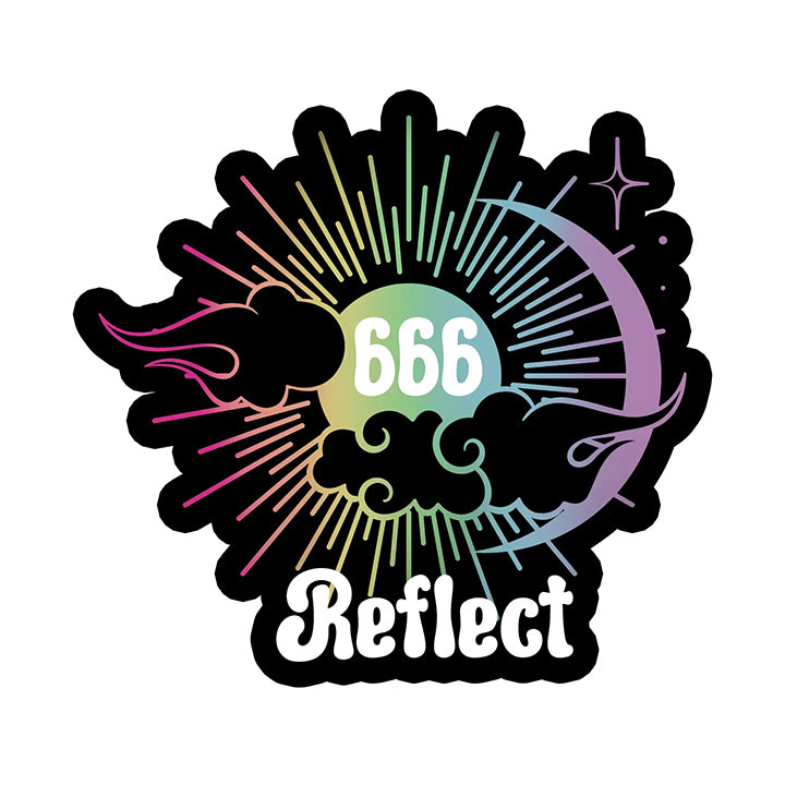 Vinyl Sticker: 666 Angel Number