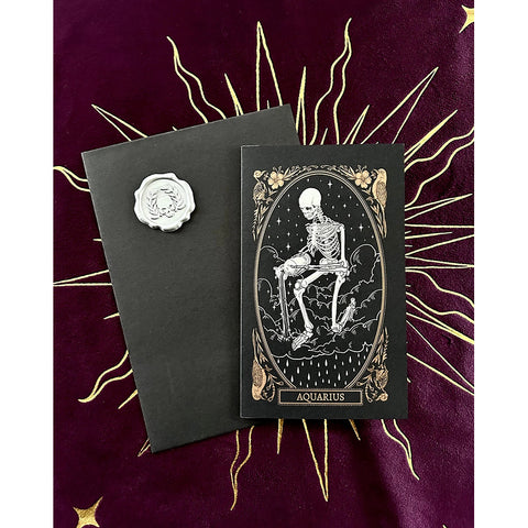 Greeting Card Zodiac - Aquarius