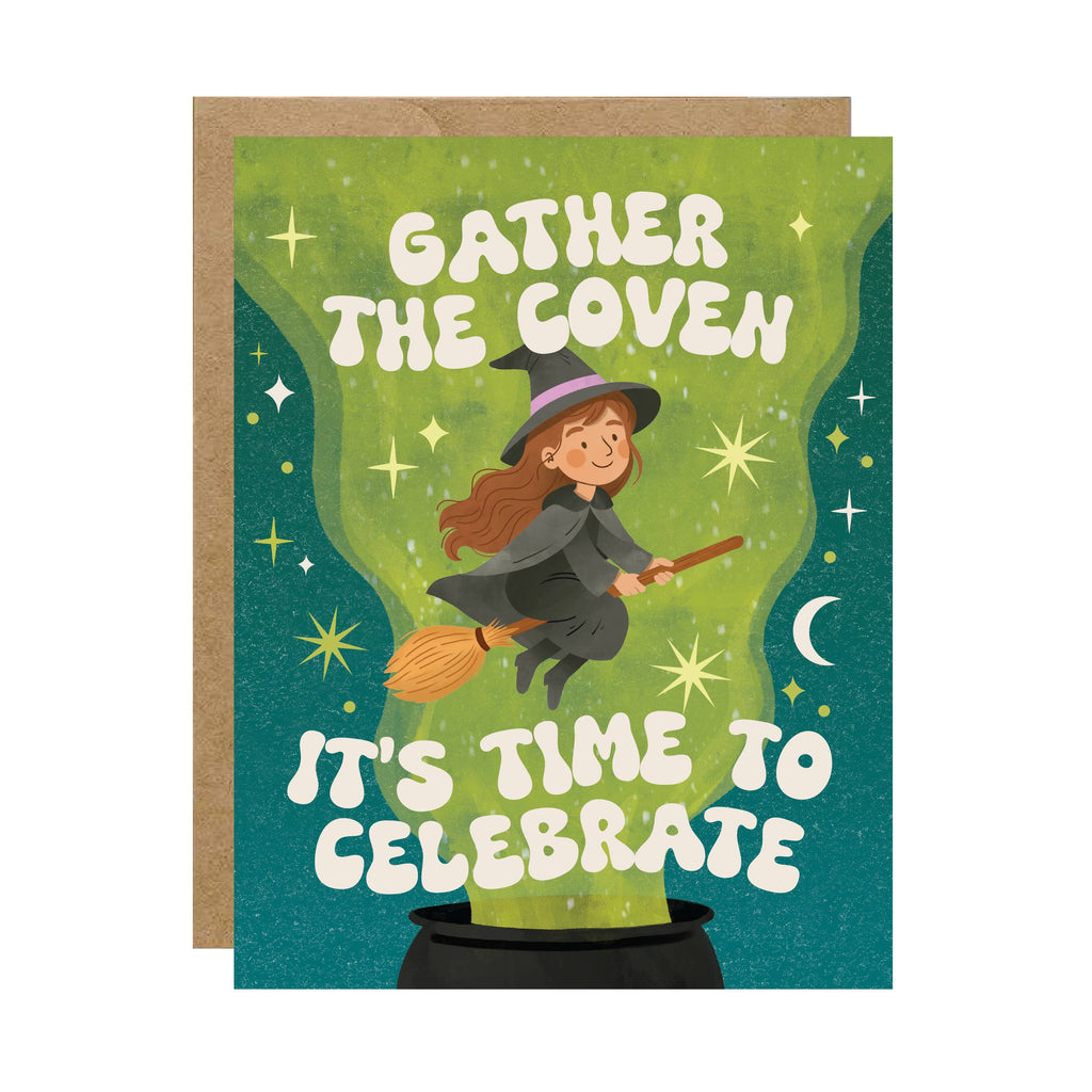 Witchy Magical Birthday Card