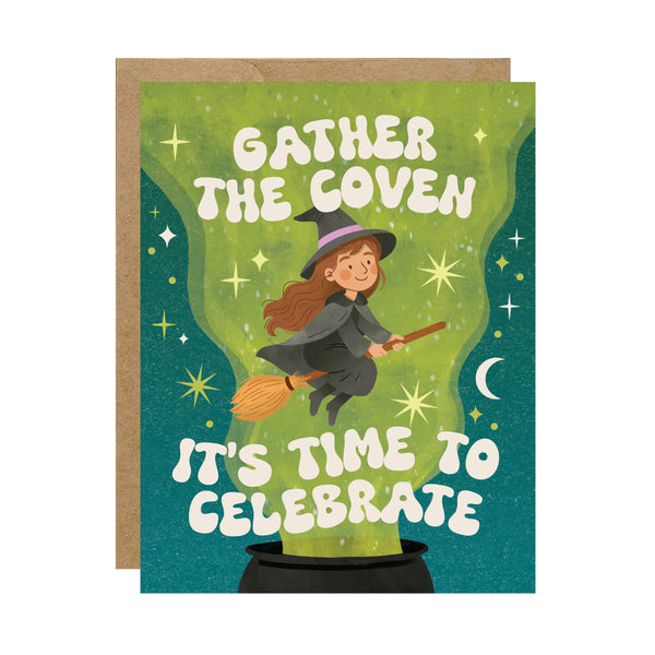 Witchy Magical Birthday Card